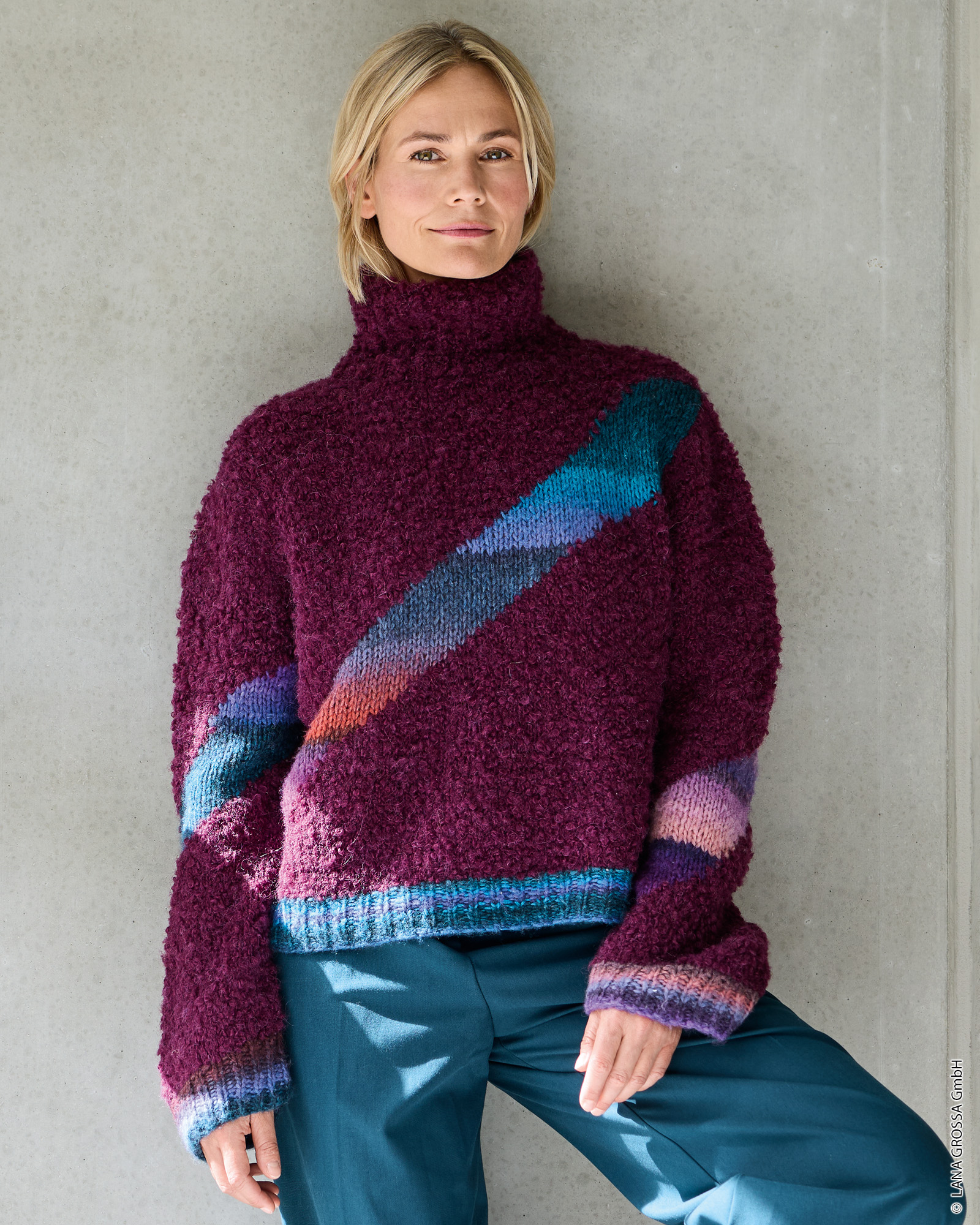 Strickset Pulli Mit Intarsien Aus Orsetto Und Bomba Von Lana Grossa 1 Strickset Pulli Mit Intarsien Aus Orsetto Und Bomba Von Lana Grossa