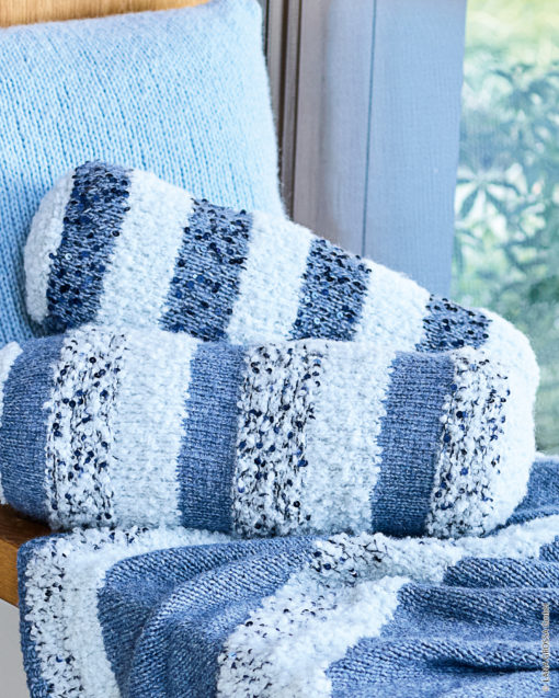 Strickset Nackenrolle Glatt Rechts Mitpailletten Aus Orsetto, Brigitte No. 2 Und Cosmo Von Lana Grossa