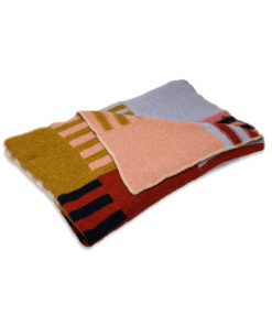 Strickset Decke Kraus Rechts In Streifen Aus Brigitte No. 2 Von Lana Grossa 4 Hw2025 Home 78 Lana Grossa 9410078 M57 Mf2