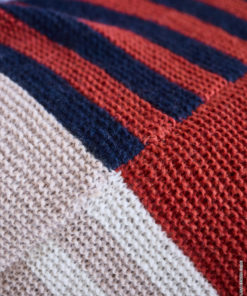 Strickset Decke Kraus Rechts In Streifen Aus Brigitte No. 2 Von Lana Grossa 5 Hw2025 Home 78 Lana Grossa 9410078 M57 Mf3