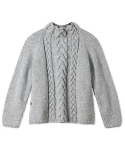 Strickset Raglanpulli Mit Zopfstreifen Aus Cool Merino Big Von Lana Grossa 3 Hw2025 Home 78 Lana Grossa 9410078 M9 Mf2