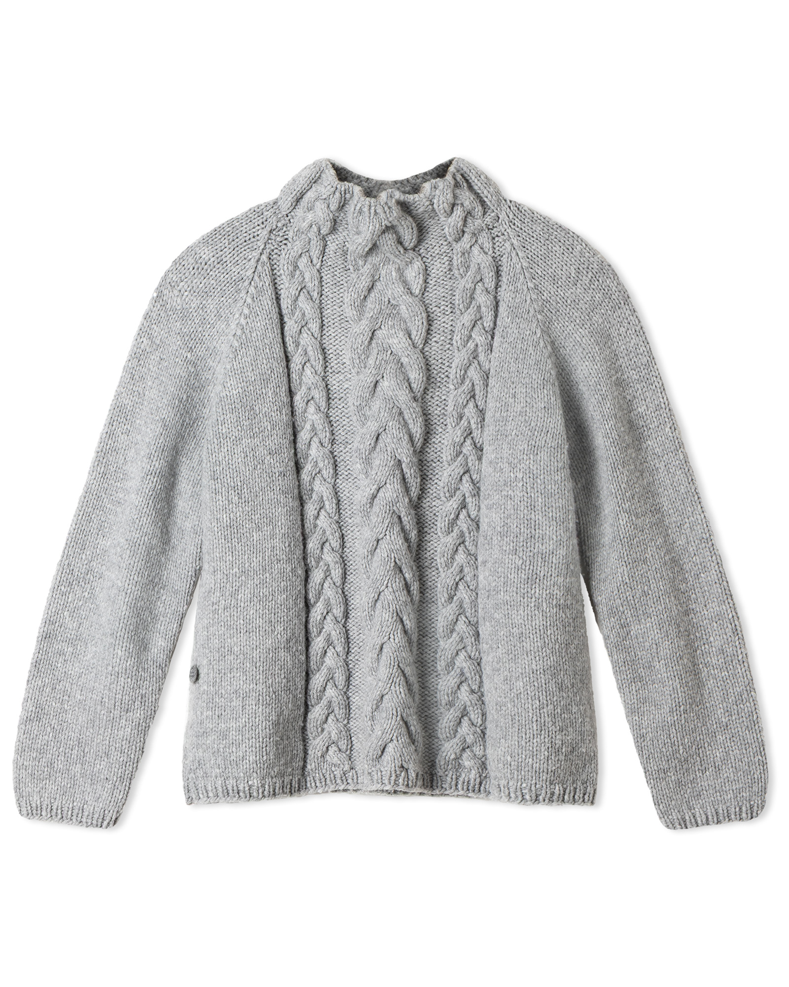 Strickset Raglanpulli Mit Zopfstreifen Aus Cool Merino Big Von Lana Grossa 2 Strickset Raglanpulli Mit Zopfstreifen Aus Cool Merino Big Von Lana Grossa – Bild 2