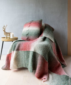 Strickset Decke aus Christmas Edition Gigante Lurex von Lana Grossa