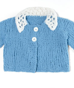 Strickset Jacke Mit Häkelkragen Aus Leggerissimo Von Lana Grossa 4 Hw2025 Infanti 22 Lana Grossa 9460822 M16 Mf2