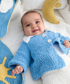 Strickset Jacke Mit Häkelkragen Aus Leggerissimo Von Lana Grossa 5 Hw2025 Infanti 22 Lana Grossa 9460822 M16 Mf3