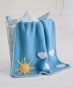 Strickset Decke Mit Sonne aus Leggerissimo von Lana Grossa