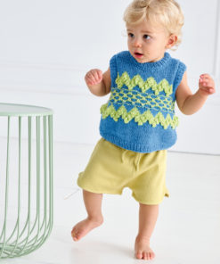 Strickset Pullunder Mit Gittermuster aus Summer Softness von Lana Grossa