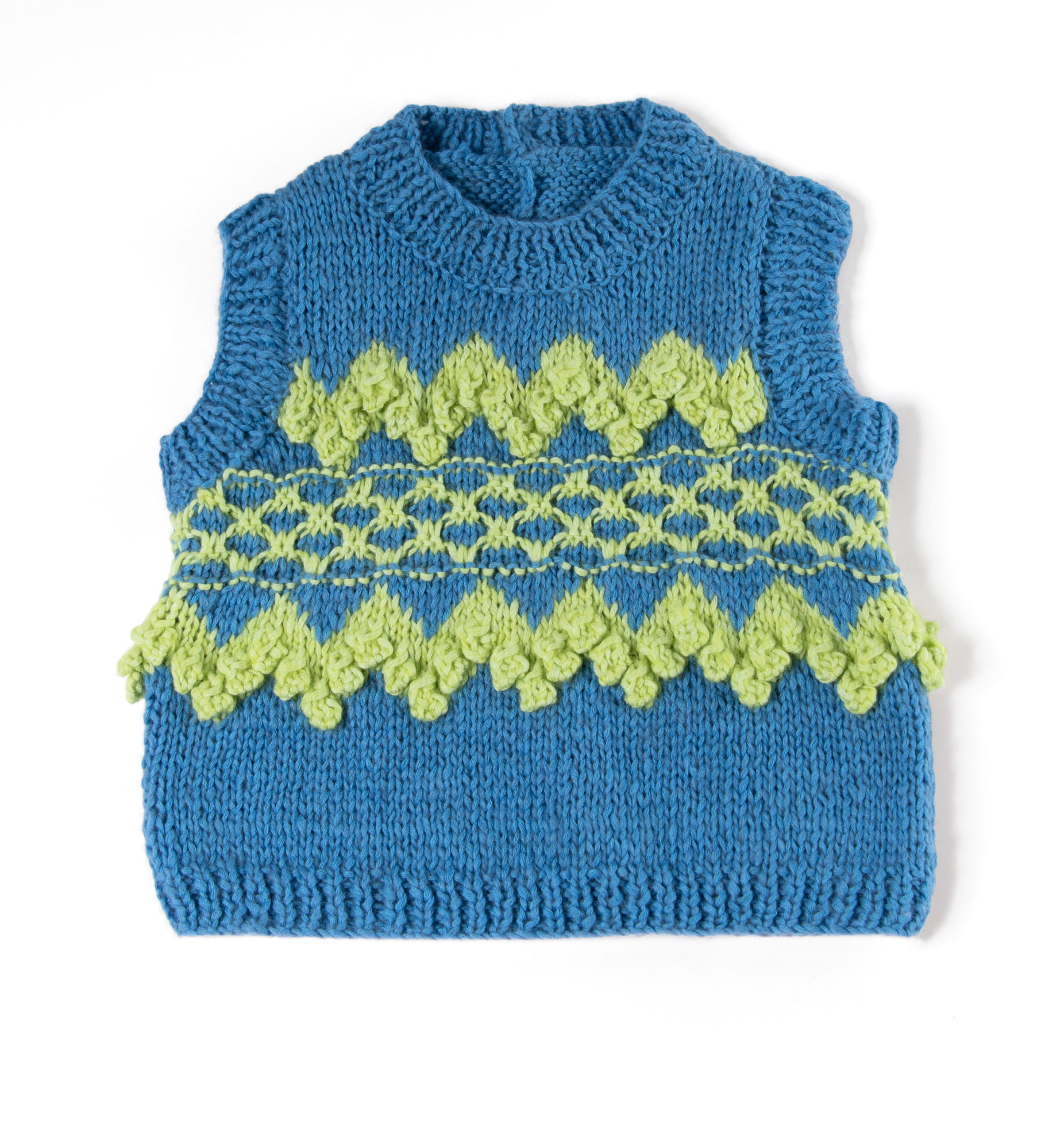 Strickset Pullunder Mit Gittermuster Aus Summer Softness Von Lana Grossa 2 Strickset Pullunder Mit Gittermuster Aus Summer Softness Von Lana Grossa – Bild 2