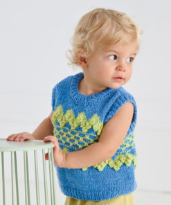 Strickset Pullunder Mit Gittermuster Aus Summer Softness Von Lana Grossa 5 Hw2025 Infanti 22 Lana Grossa 9460822 M19 Mf3