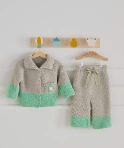 Strickset Jacke Mit Schildkröte aus Leggerissimo von Lana Grossa