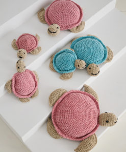 Strickset Mittlere Schildkröte In Altrosa aus The Look von Lana Grossa