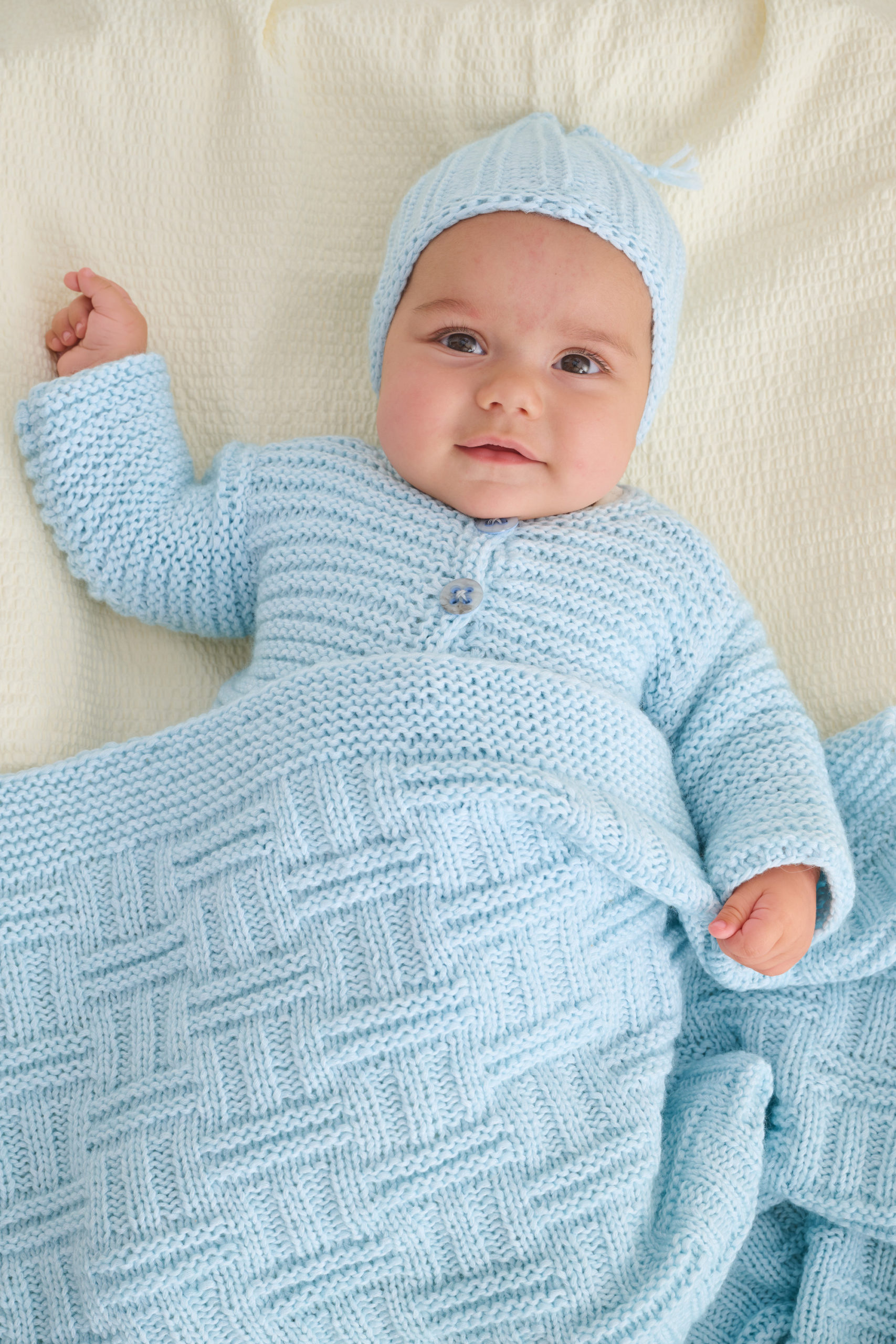 Strickset Decke Mit Muster Aus Summer Softness Von Lana Grossa 3 Strickset Decke Mit Muster Aus Summer Softness Von Lana Grossa – Bild 3