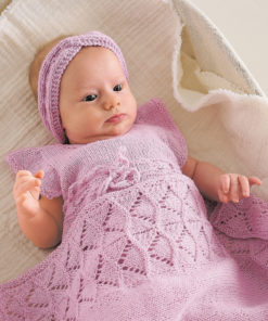 Strickset Stirnband Mit Zopfmuster aus Ecopuno von Lana Grossa