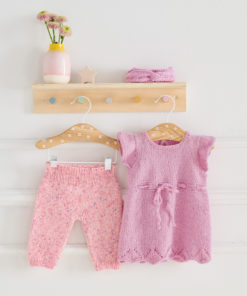 Strickset Hose aus Cool Wool Baby Print Punto von Lana Grossa