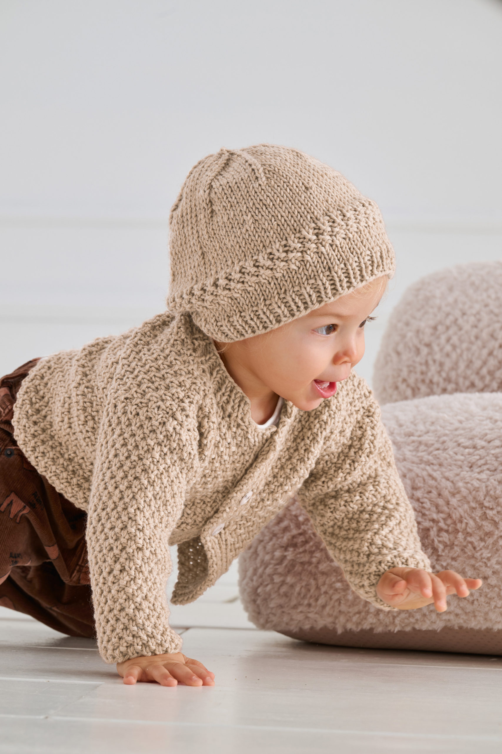 Strickset Mütze Mit Perlmuster Aus Cool Wool Superbig Mélange Von Lana Grossa 1 Strickset Mütze Mit Perlmuster Aus Cool Wool Superbig Mélange Von Lana Grossa