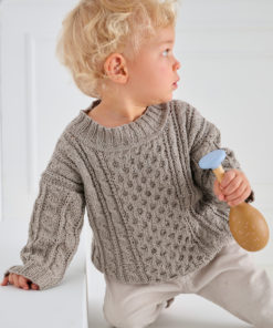 Strickset Pullover Im Mustermix aus Elastico von Lana Grossa