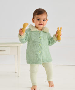 Strickset Mantel aus Winter Softness und Orsetto von Lana Grossa