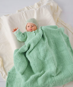 Strickset Decke aus Leggerissimo von Lana Grossa