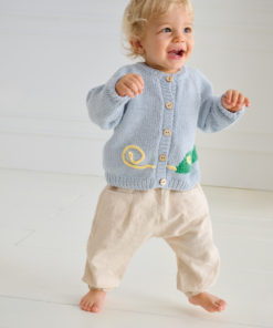 Strickset Jacke Mit Chamäleon aus Soft Cotton von Lana Grossa