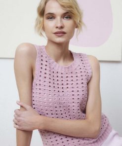 Strickset Top gehäkelt aus Ananas von Lang Yarns