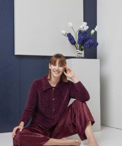 Strickset Jacke aus Velvet von Lang Yarns