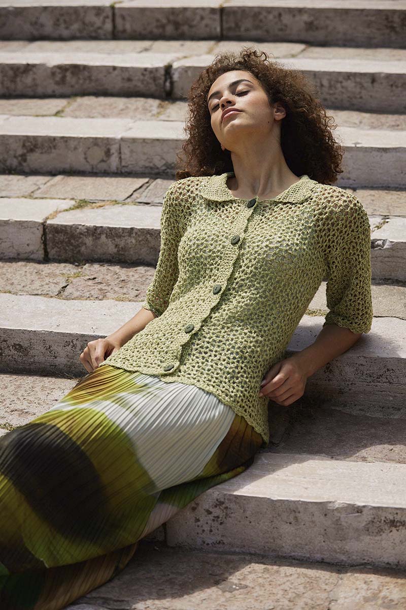 Strickset Kurzarmjacke Aus Pride Von Lang Yarns 1 Strickset Kurzarmjacke Aus Pride Von Lang Yarns