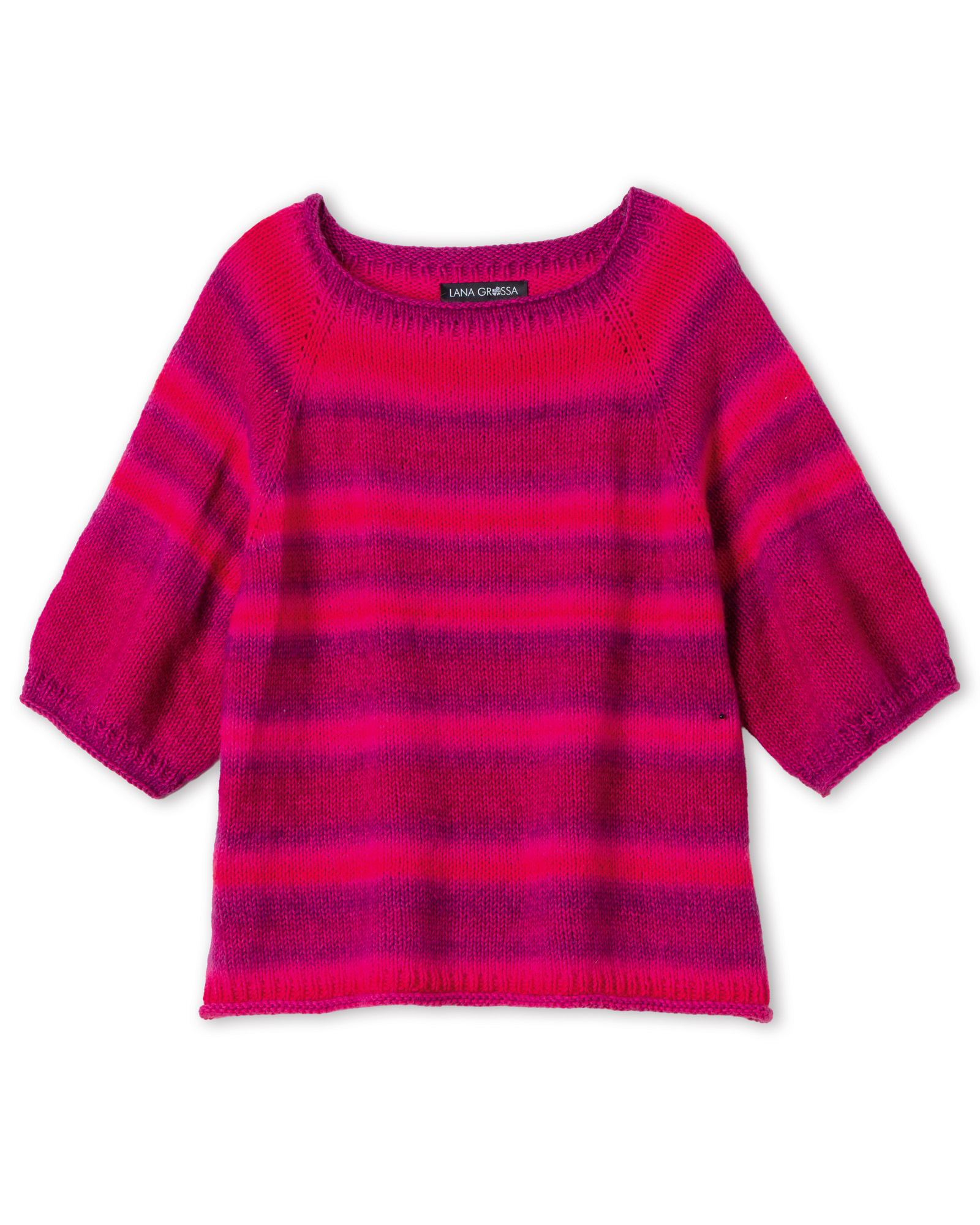 Strickset Pullover Mit Rundpasse Aus Corallo Von Lana Grossa 2 Strickset Pullover Mit Rundpasse Aus Corallo Von Lana Grossa – Bild 2