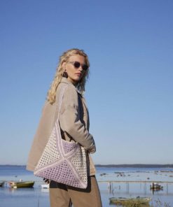 Strickset Tasche gehäkelt aus Cotton Tweed von Lang Yarns