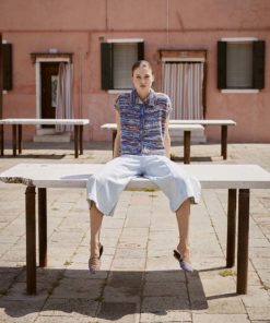 Strickset Weste aus Lisboa von Lang Yarns