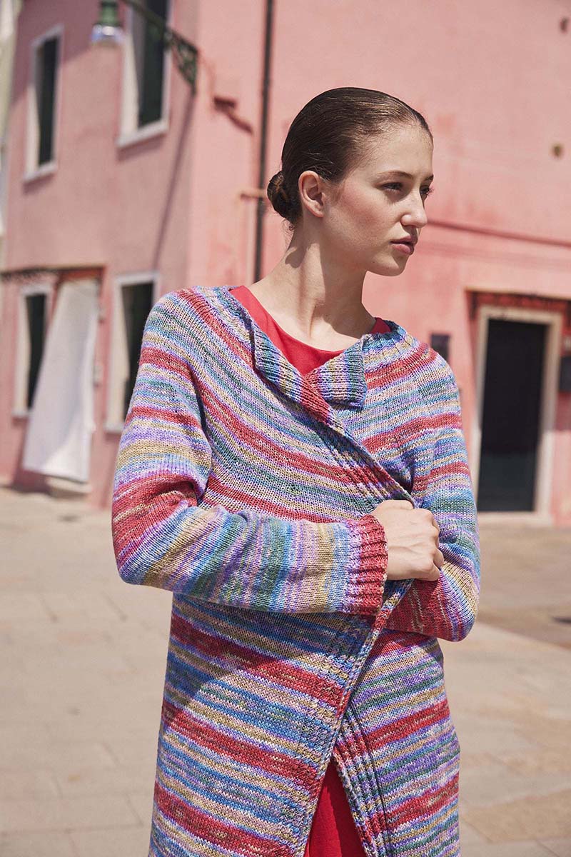 Strickset Jacke Top Down Aus Eternity Von Lang Yarns 2 Strickset Jacke Top Down Aus Eternity Von Lang Yarns – Bild 2