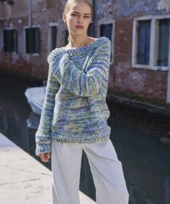 Strickset Pullover Top Down aus Lisboa von Lang Yarns