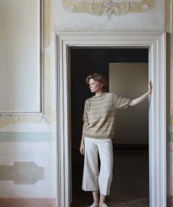 Strickset Kurzarmpullover Top Down aus Baby Cotton von Lang Yarns