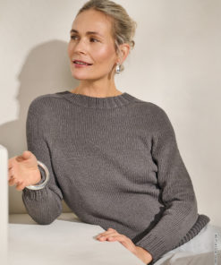 Strickset Top Down Pullover aus Tessera von Lana Grossa