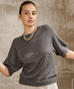 Strickset Raglanpullover  aus Tencellino von Lana Grossa