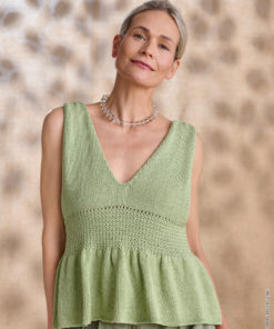 Strickset Tailliertes Top aus Gioia von Lana Grossa