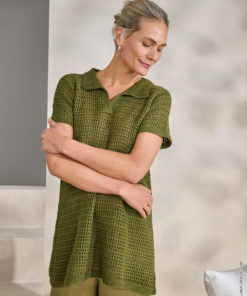 Strickset Longshirt aus Landlust Baumwolle von Lana Grossa
