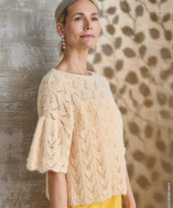 Strickset Pullover Im Ajourmuster aus Per Fortuna Gots von Lana Grossa