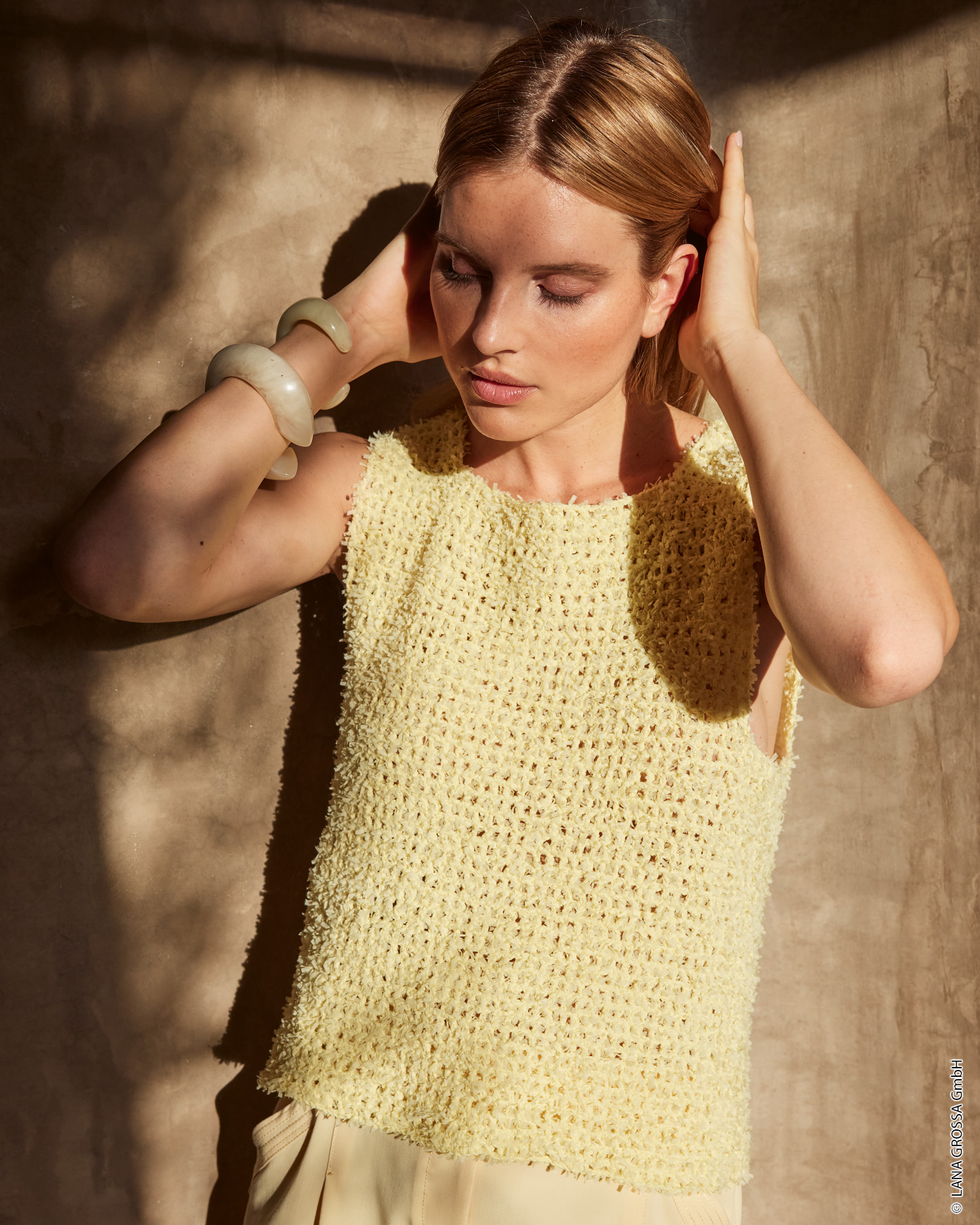 Strickset Häkeltop Aus Frizzante Von Lana Grossa 3 Strickset Häkeltop Aus Frizzante Von Lana Grossa – Bild 3