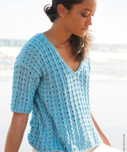 Strickset Shirt Im Ajourmuster aus Tessera von Lana Grossa