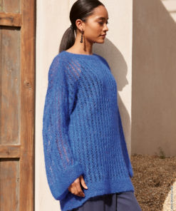 Strickset Oversize Sweater aus Natural Superkid Tweed von Lana Grossa