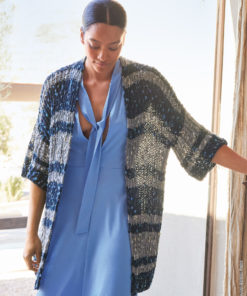 Strickset Weste Im Patentmuster Aus Popcorn Von Lana Grossa 5 Fs2026 Journal 71 Lana Grossa 9230071 M28 Mf3