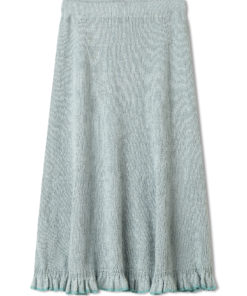 Strickset Rock Mit Rüsche Aus Tencellino Und Filo Pailettes Von Lana Grossa 3 Fs2026 Journal 71 Lana Grossa 9230071 M30 Mf2