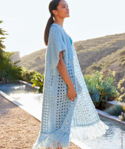 Strickset Lange Weste aus Frizzante von Lana Grossa