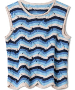 Strickset Top Im Ajourmuster Aus Landlust Baumwolle Von Lana Grossa 3 Fs2026 Journal 71 Lana Grossa 9230071 M35 Mf2