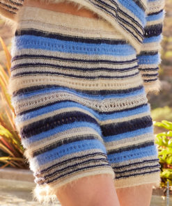 Strickset Short aus Finito, Per Fortuna Gots, Filo Pailettes und Tencellino von Lana Grossa