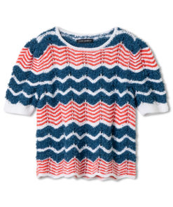 Strickset Shirt Mit Zackenmuster Aus Landlust Baumwolle, Frizzante Und Per Fortuna Gots Von Lana Grossa 4 Fs2026 Journal 71 Lana Grossa 9230071 M42 Mf2