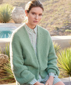 Strickset Top-down Cardigan aus Ella von Lana Grossa