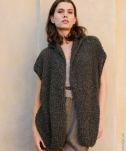 Strickset Hoodieweste aus Frizzante von Lana Grossa