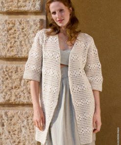 Strickset Häkel-cardigan aus Summer Softness von Lana Grossa