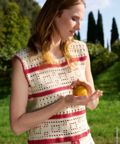 Strickset Häkeltop aus Promessa von Lana Grossa